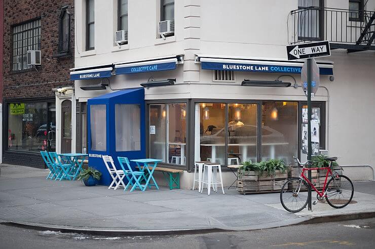 The Bluestone Lane Cafe Collective in the West Village.