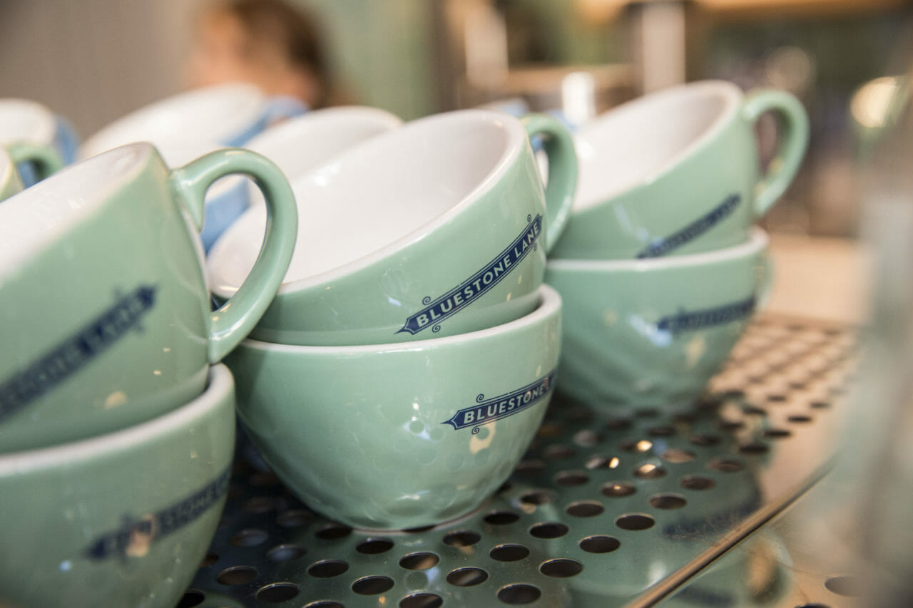 Bluestone Lane teal to stay cups