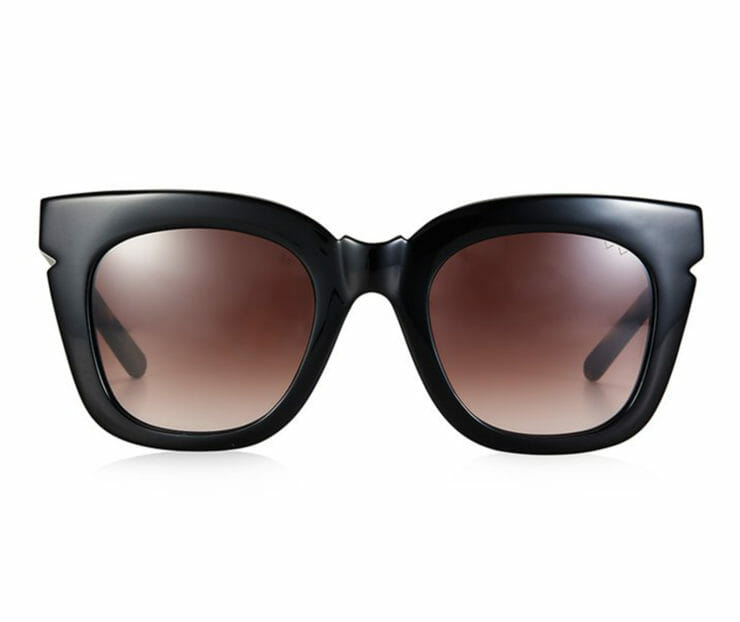 Black sunglasses by Pared Eyewear.