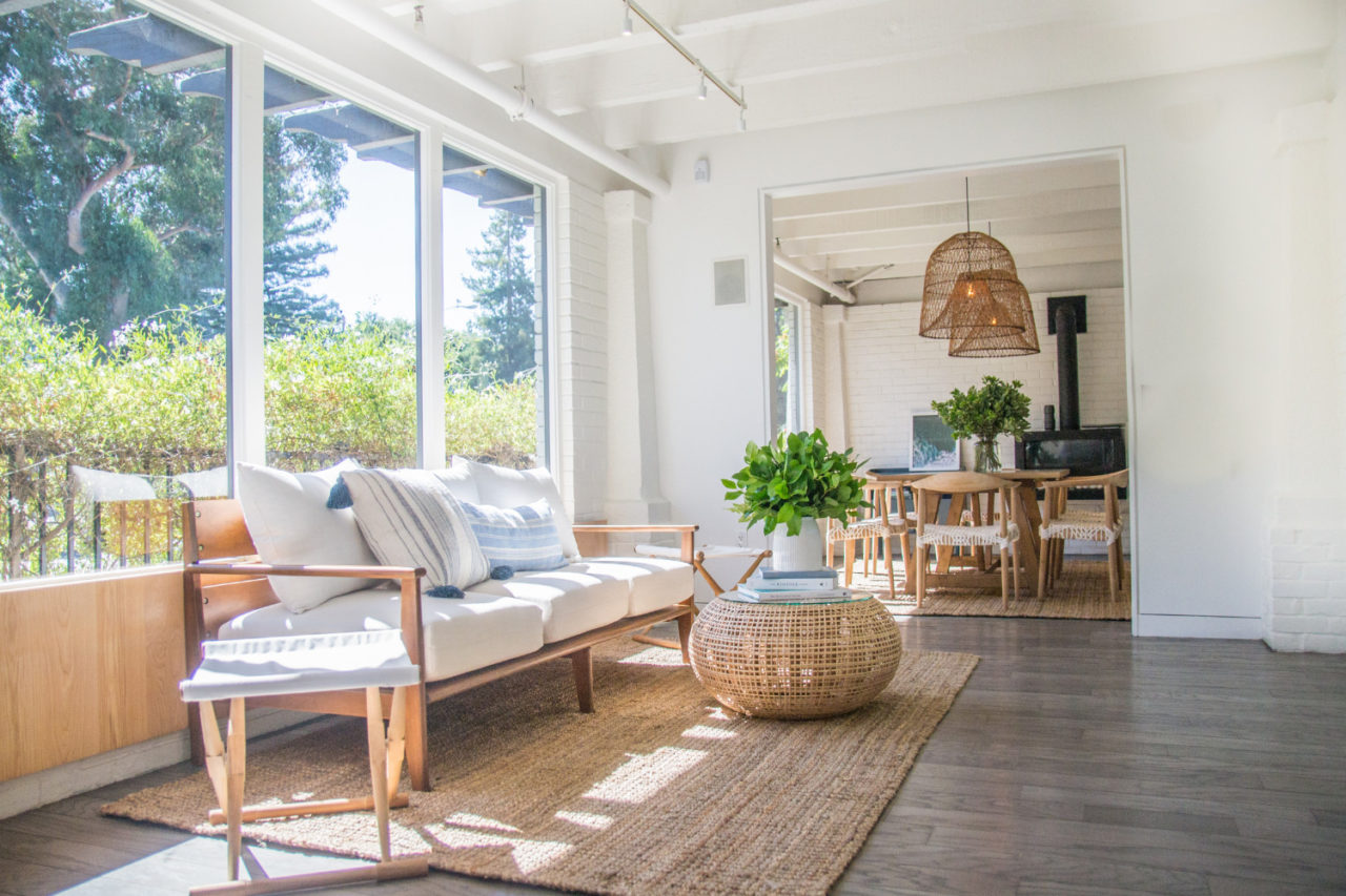 Bluestone Lane Café Los Altos coastal inspired interior sunny spot