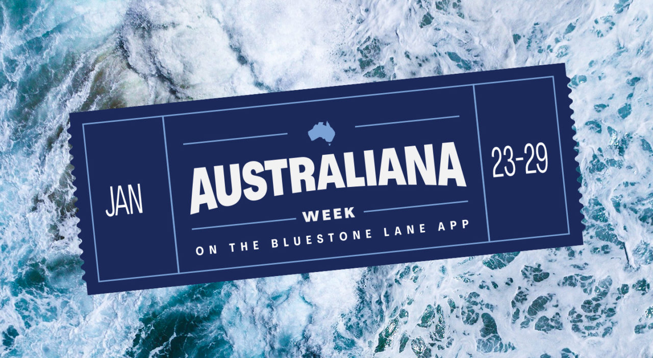 Australiana week on the Bluestone Lane app