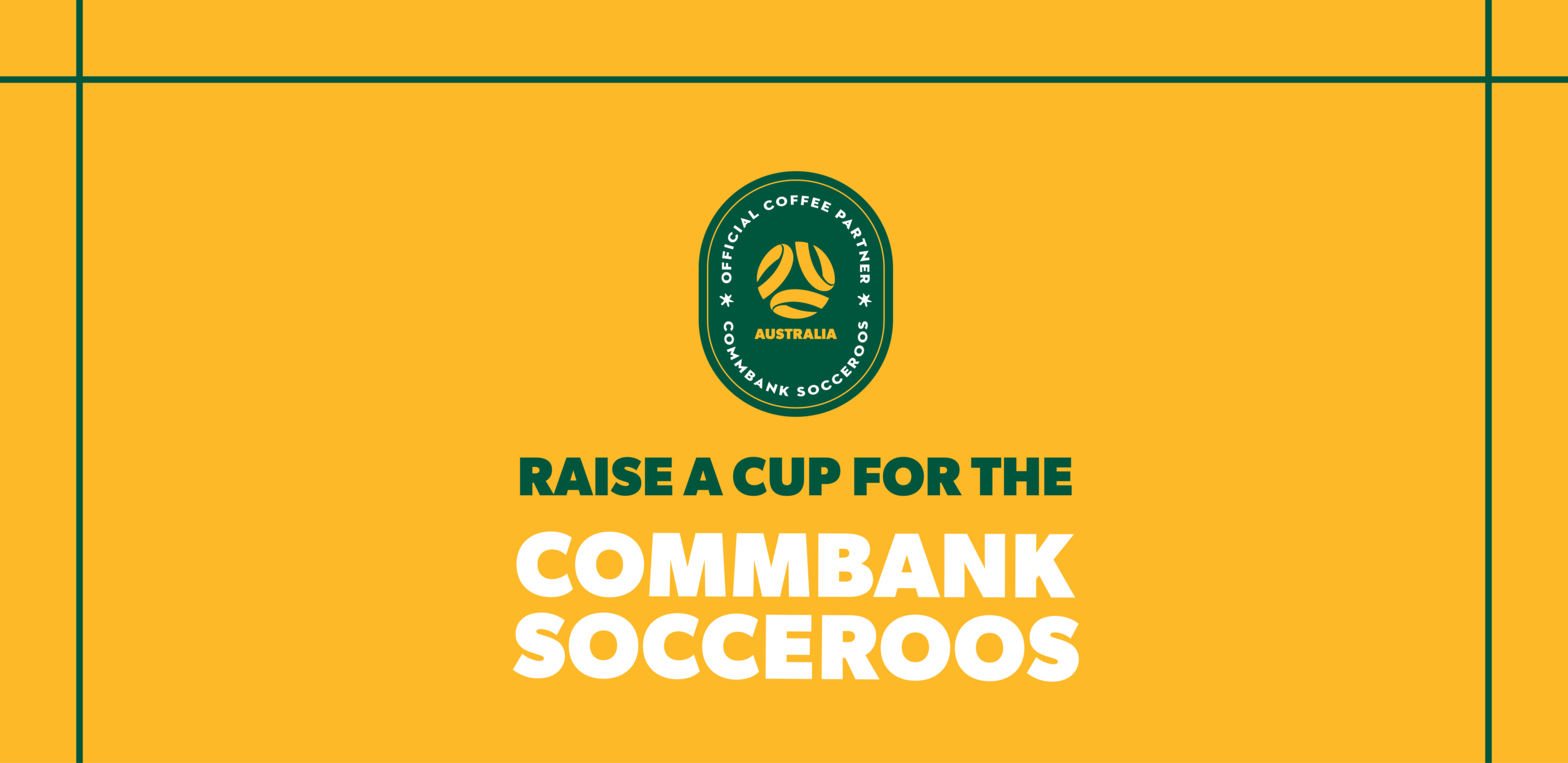 Official Coffee Partner of the Commbank Socceroos