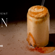 Pumpkin Chai Protein Smoothie featuring Perelel Triple-Support Protein, with 20g protein, 5g prebiotic fiber and 3g creatine.