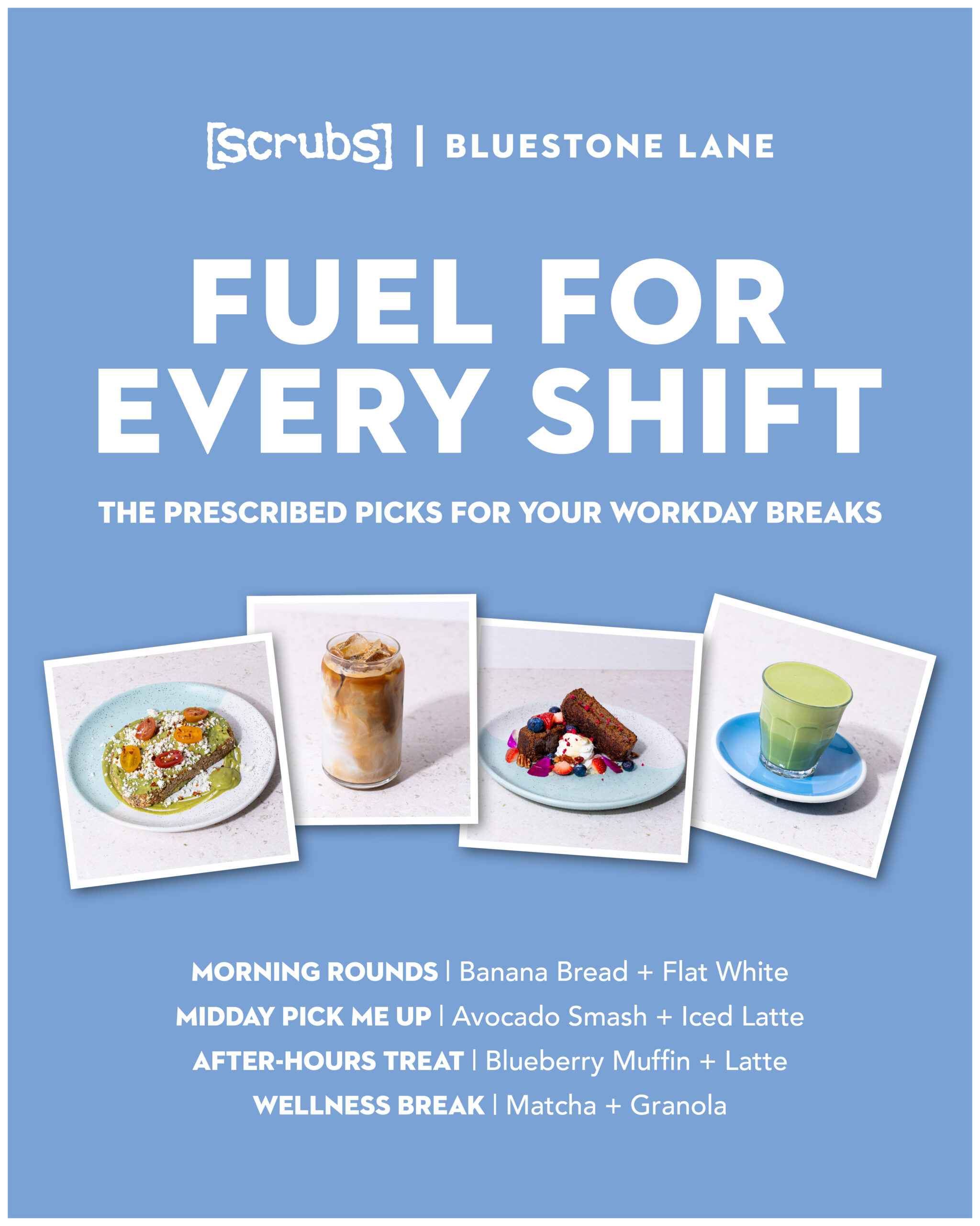 Bluestone Lane x Scrubs: Fuel for Every Shift